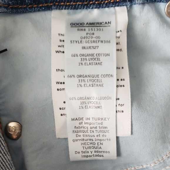 Good American High Rise Blue Jeans - Picture 6 of 7